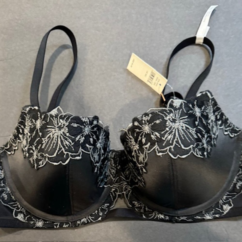 Aerie 36C balconette bra, black